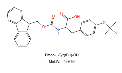 Fmoc-O-叔丁基-L-酪氨酸Fmoc-L-Tyr(tBu)-OH