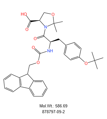 Fmoc-Tyr(tBu)-Ser[PSI(Me,Me)Pro]-OHFmoc-Tyr(tBu)-Ser[PSI(Me,Me)Pro]-OH